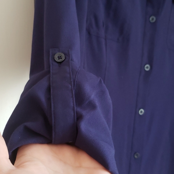 Dark Purple button down - Picture 2 of 7